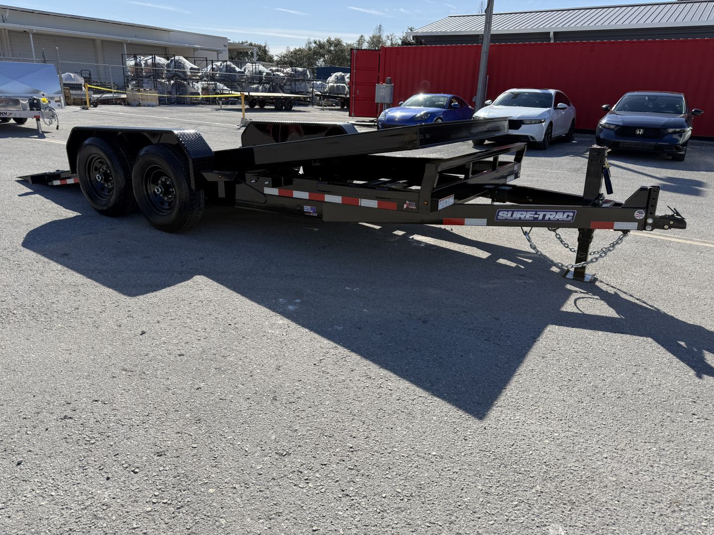 New 2026 Sure-Trac 7x18 Tilt Bed 14K Equipment Trailer