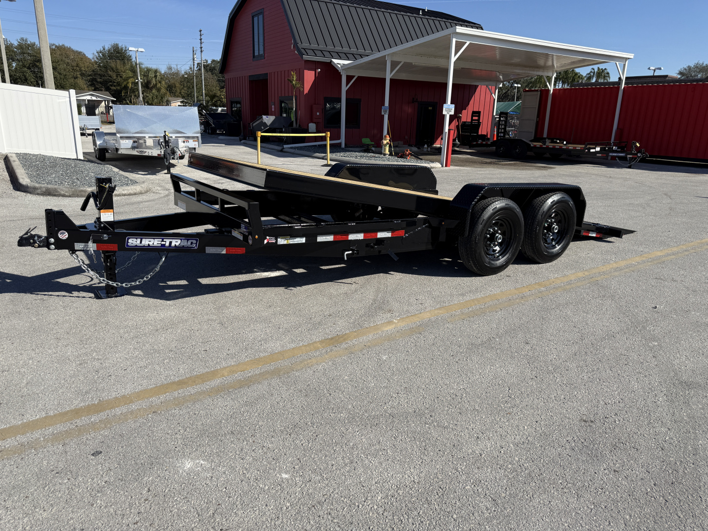 New 2026 Sure-Trac 7x18 Tilt Bed 14K Equipment Trailer