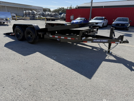 New 2026 Sure-Trac 7x18 Tilt Bed 14K Equipment Trailer