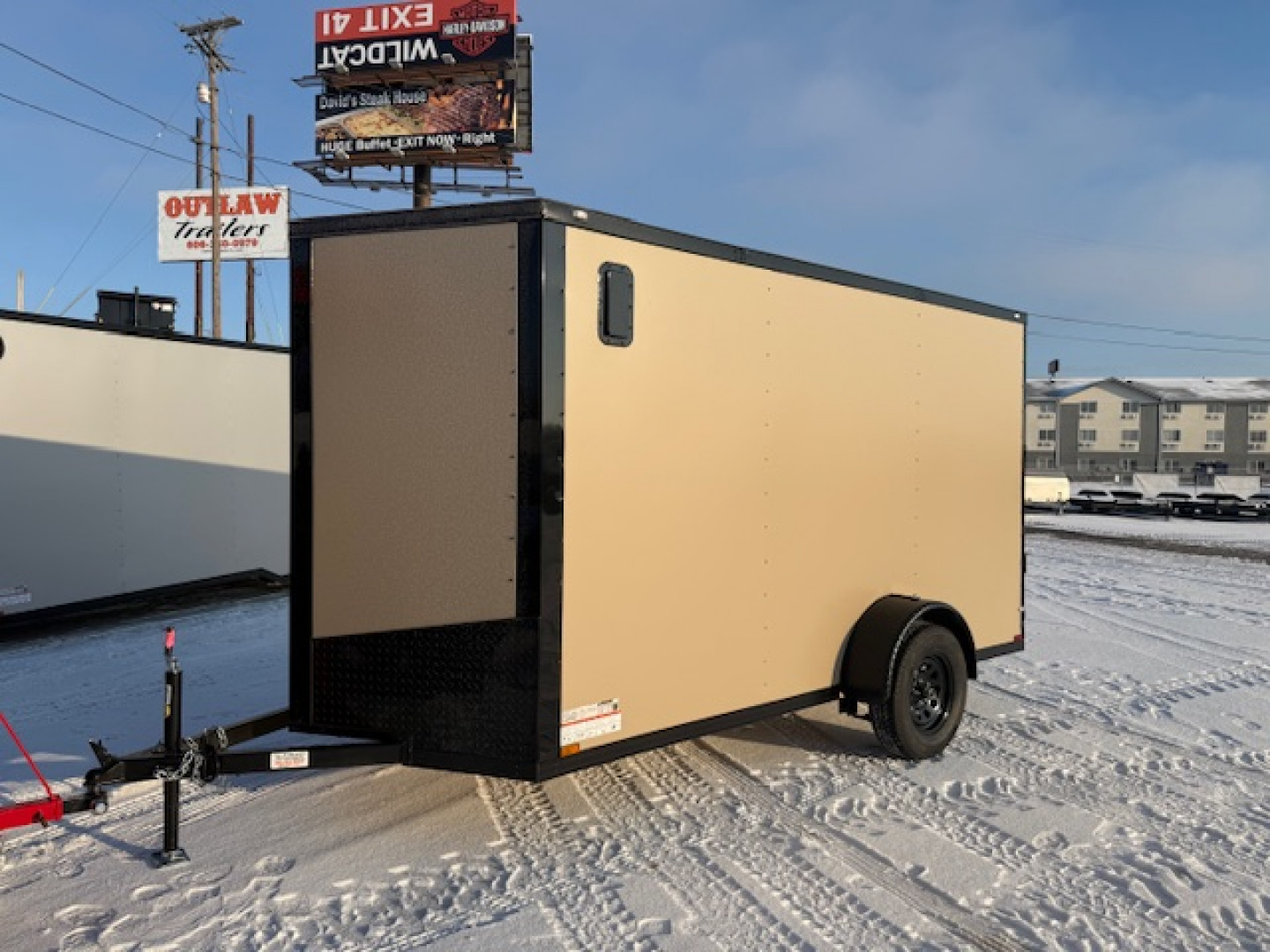New 2026 Outlaw Trailers 6x12 SA Cargo / Enclosed Trailer