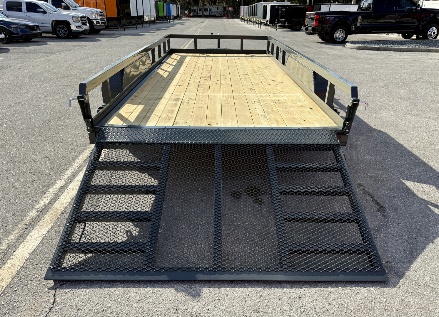 New 2026 Sure-Trac 7x16 10K Tube Top Utility Trailer