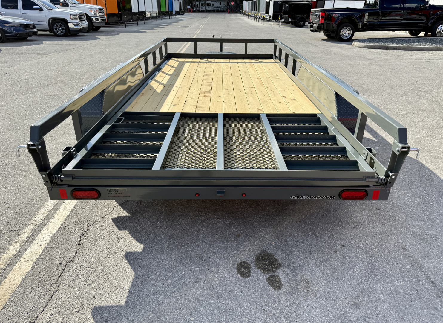 New 2026 Sure-Trac 7x16 10K Tube Top Utility Trailer
