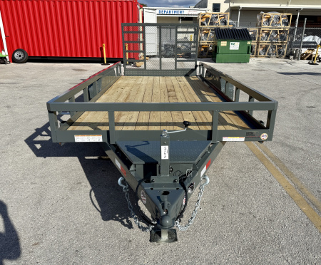 New 2026 Sure-Trac 7x16 10K Tube Top Utility Trailer