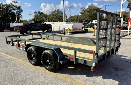 New 2026 Sure-Trac 7x16 10K Tube Top Utility Trailer