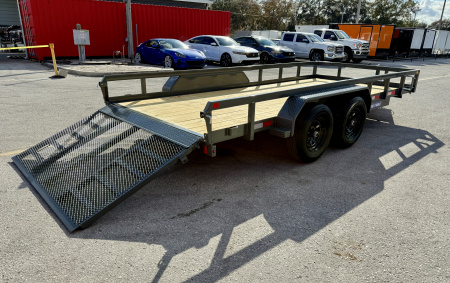 New 2026 Sure-Trac 7x16 10K Tube Top Utility Trailer