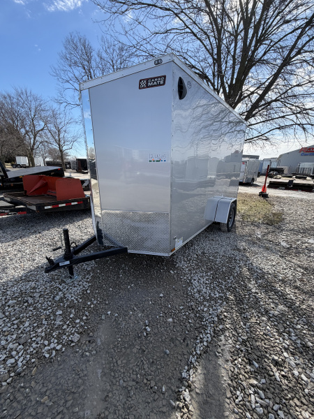 New 2026 CARGO MATE ENCLOSED EHW612SA-24 6X12 SA RAMP DOOR (GVW:2990)  SILVER FROST