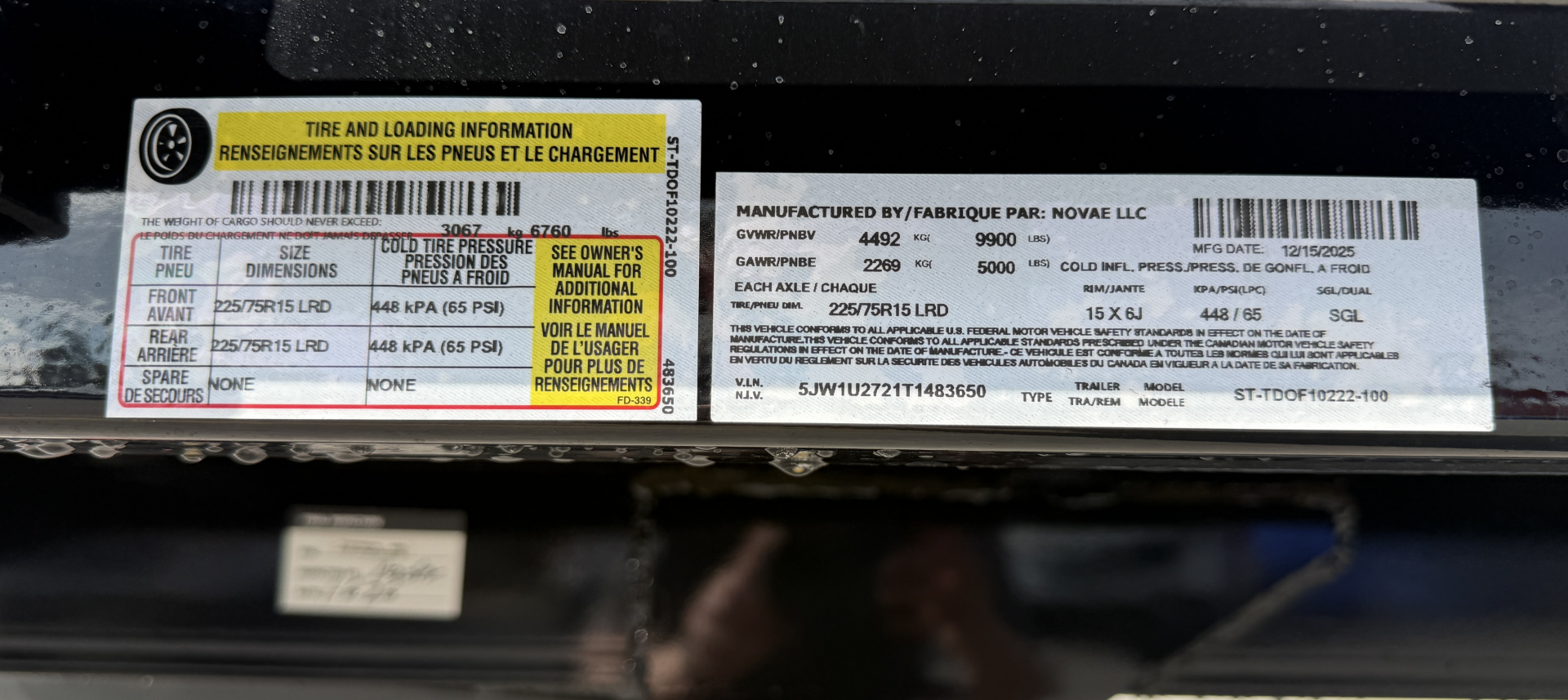 New 2026 Sure-Trac 8.5x22 LP Flatbed 10K Deckover Trailer