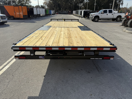 New 2026 Sure-Trac 8.5x22 LP Flatbed 10K Deckover Trailer