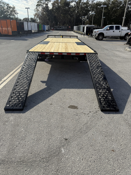 New 2026 Sure-Trac 8.5x22 LP Flatbed 10K Deckover Trailer