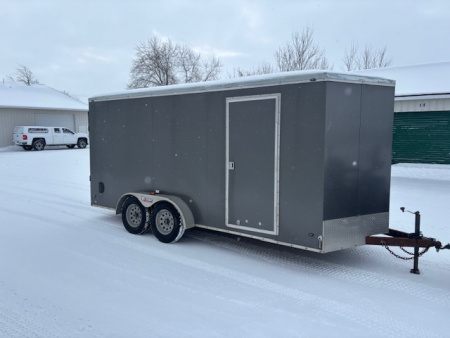 Used 2013 Octane 7x16 Cargo / Enclosed Trailer