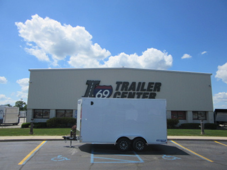 New 2026 Sure-Trac 7 x 16 STW8416TA-100 Cargo / Enclosed Trailer 10K / 12-inch Additional Height / Translucent Roof