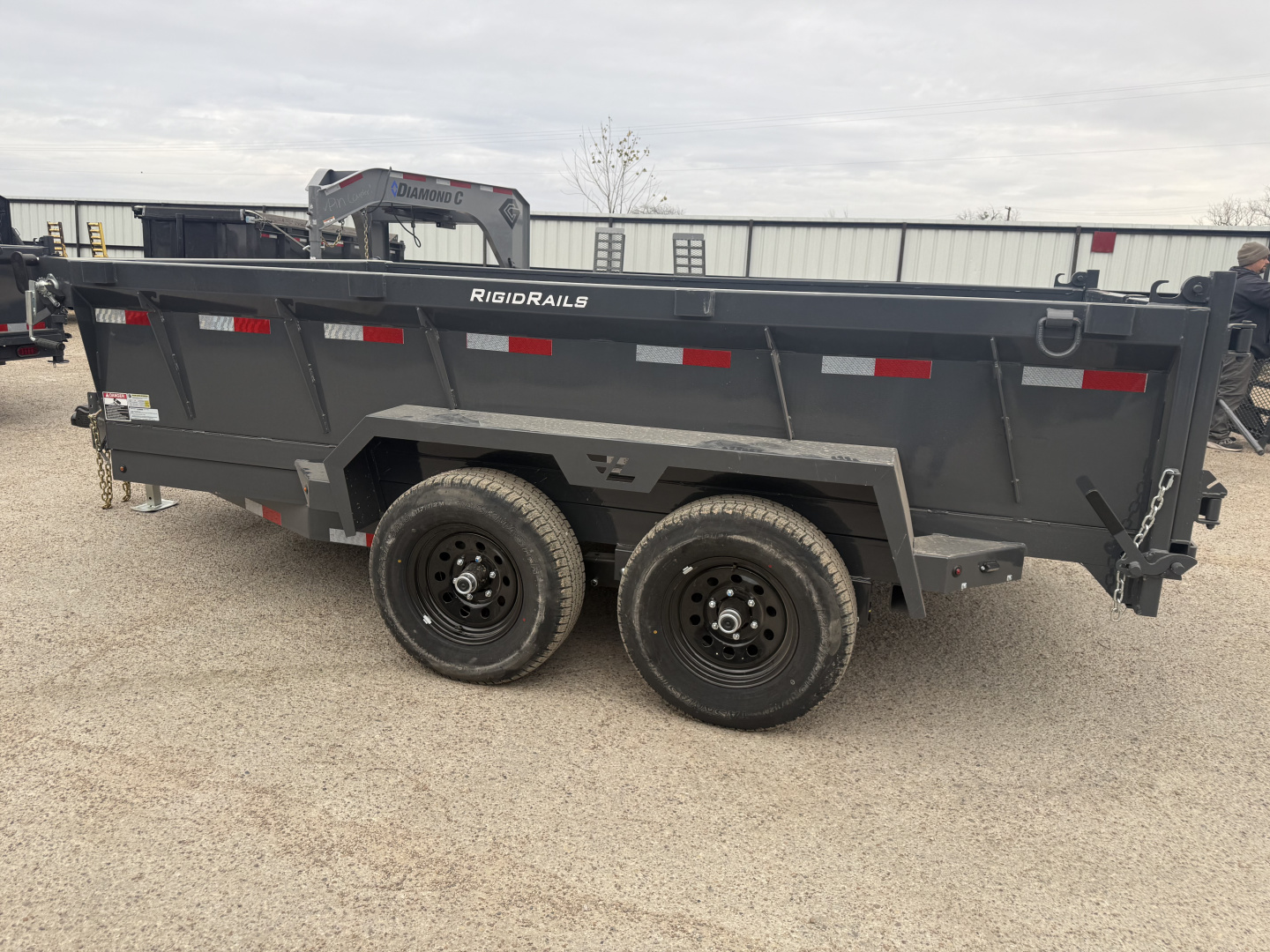 New 2026 Lamar Trailers 77X12 10K Dump Trailer