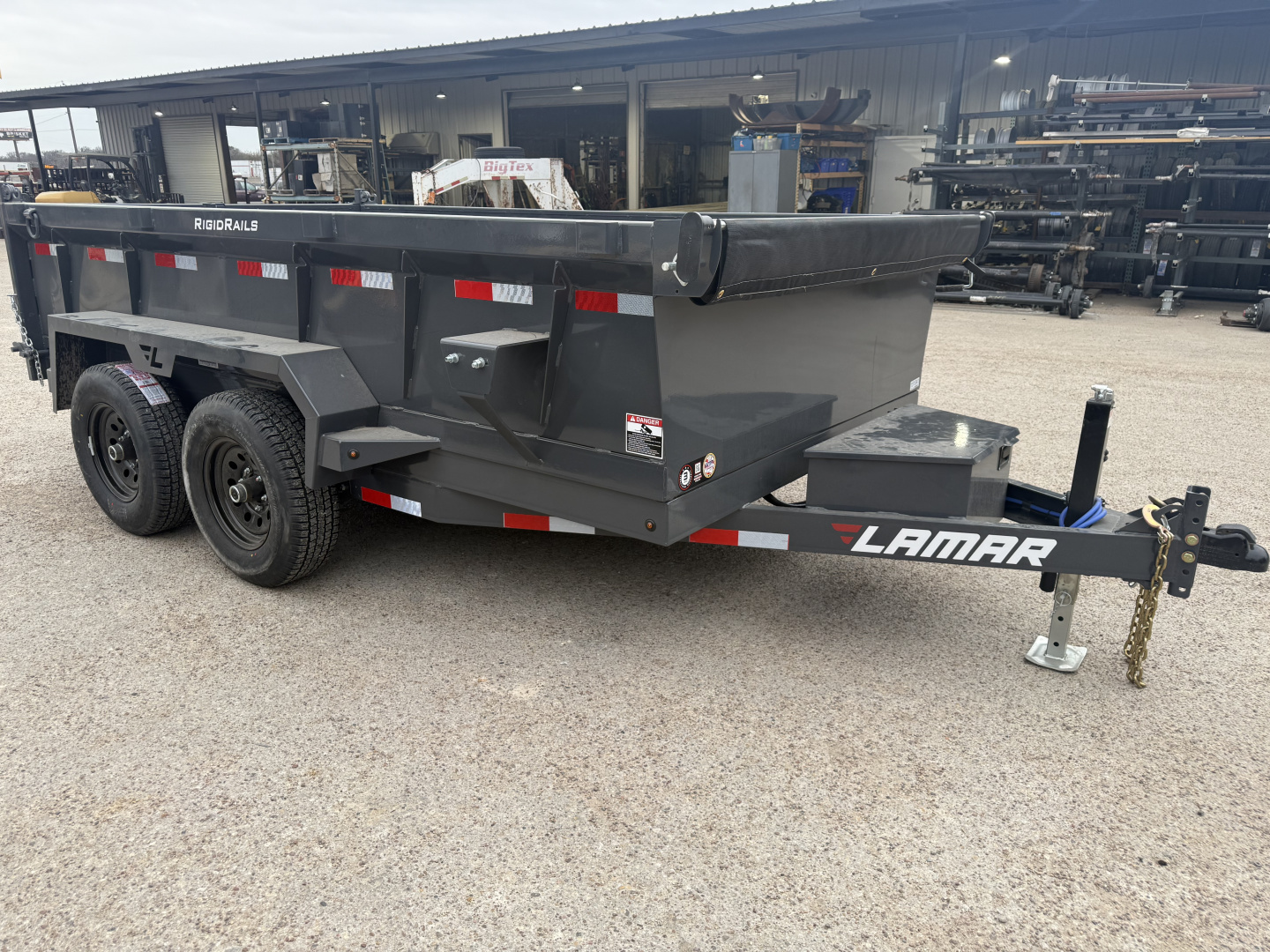 New 2026 Lamar Trailers 77X12 10K Dump Trailer