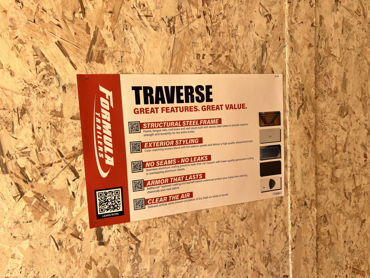 New NEW 2026 Formula 7x14 +V Traverse, 7’ TALL 80.5” Rear door open height BLACKOUT EDITION Rear Ramp Enclosed Cargo Trailer