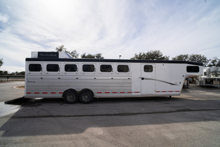 Used 2023 Trails West 6 Horse Gooseneck '23 Horse Trailer