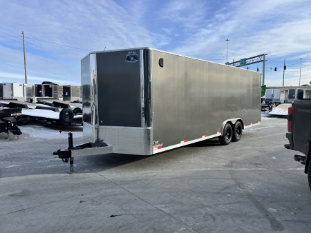 New NEW 2026 Bighorn R&M 8.5x24 +2V SUPERIOR QUALITY 14K Enclosed 7 ft Cargo Trailer Car Hauler