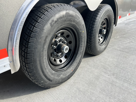 New NEW 2026 Bighorn R&M 8.5x24 +2V SUPERIOR QUALITY 14K Enclosed 7 ft Cargo Trailer Car Hauler