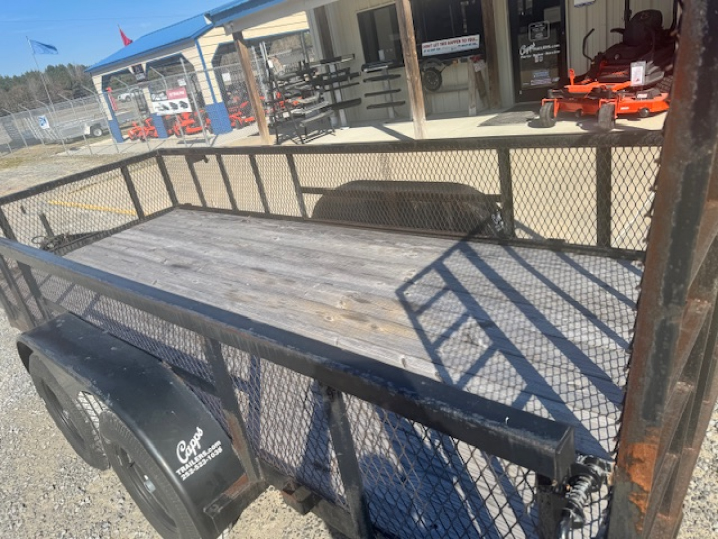 Used 2023 Carry-On CO 6X16GWHS1BRK SQ UTV GATE Utility Trailer