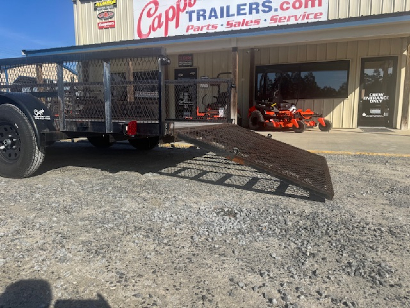 Used 2023 Carry-On CO 6X16GWHS1BRK SQ UTV GATE Utility Trailer