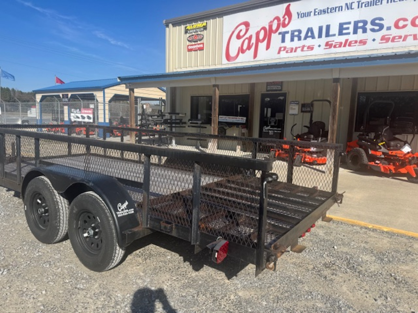 Used 2023 Carry-On CO 6X16GWHS1BRK SQ UTV GATE Utility Trailer