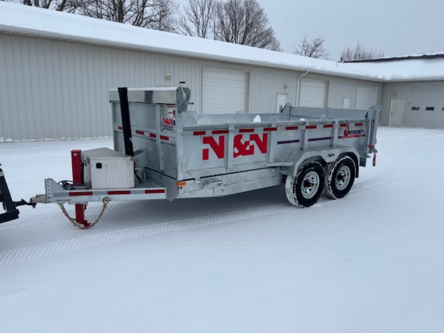 New 2026 N & N Trailers 7x14 15K Dump Trailer