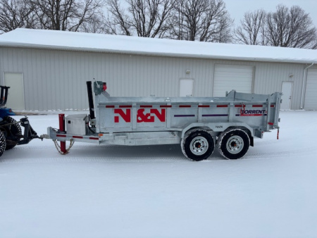 New 2026 N & N Trailers 7x14 15K Dump Trailer