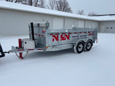 New 2026 N & N Trailers 7x14 15K Dump Trailer