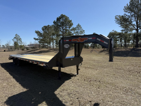 New 102"x30' Flatbed Gooseneck Trailer 10 Ton | Down to Earth Trailer