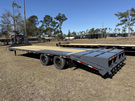 New 102"x30' Flatbed Gooseneck Trailer 10 Ton | Down to Earth Trailer