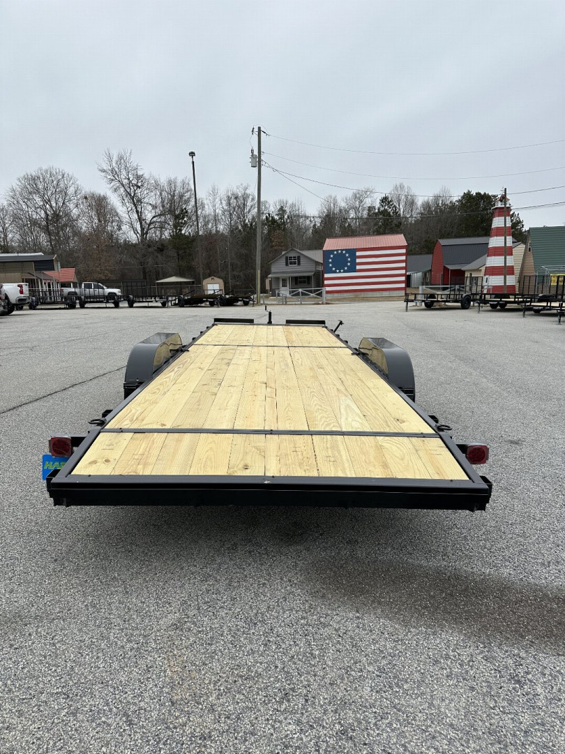 New 2026 24FT 7K WOOD FLOOR DELUXE CAR HAULER