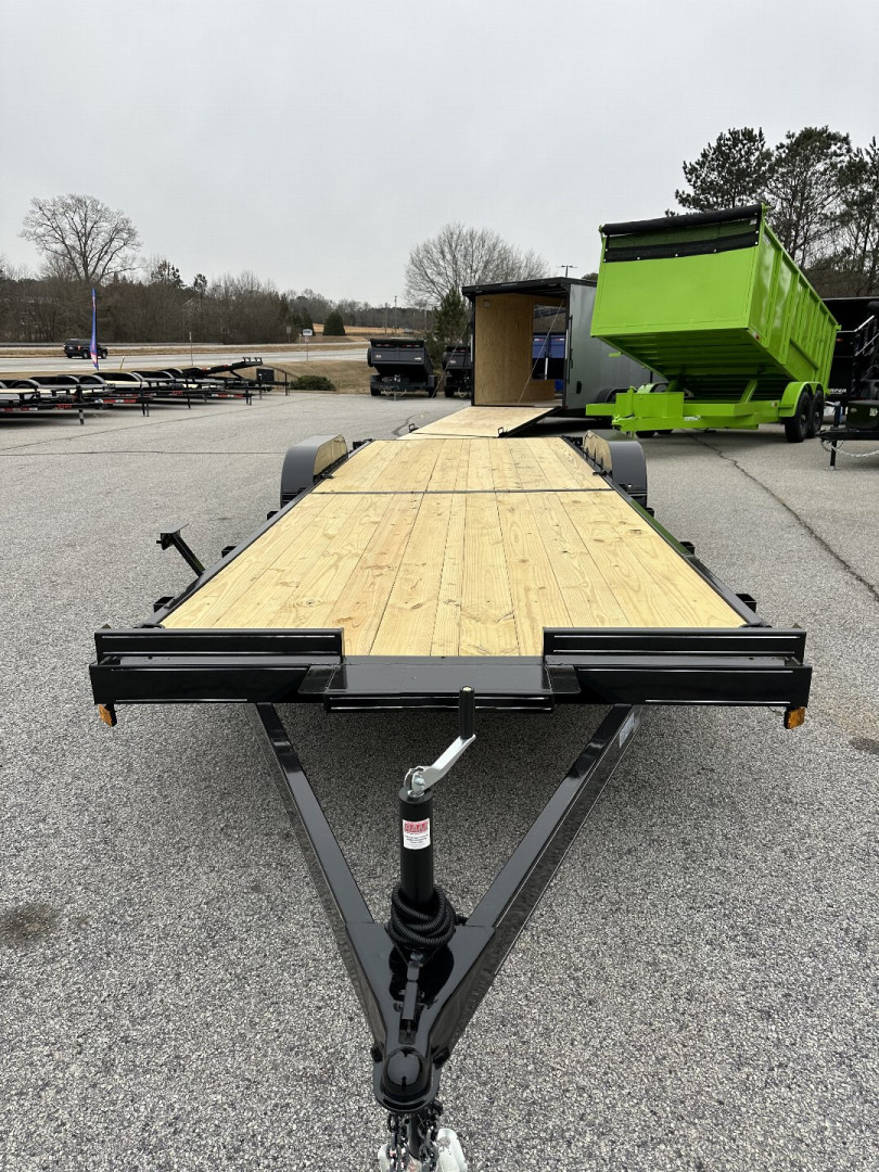 New 2026 24FT 7K WOOD FLOOR DELUXE CAR HAULER