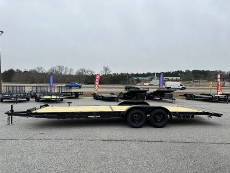 New 2026 24FT 7K WOOD FLOOR DELUXE CAR HAULER