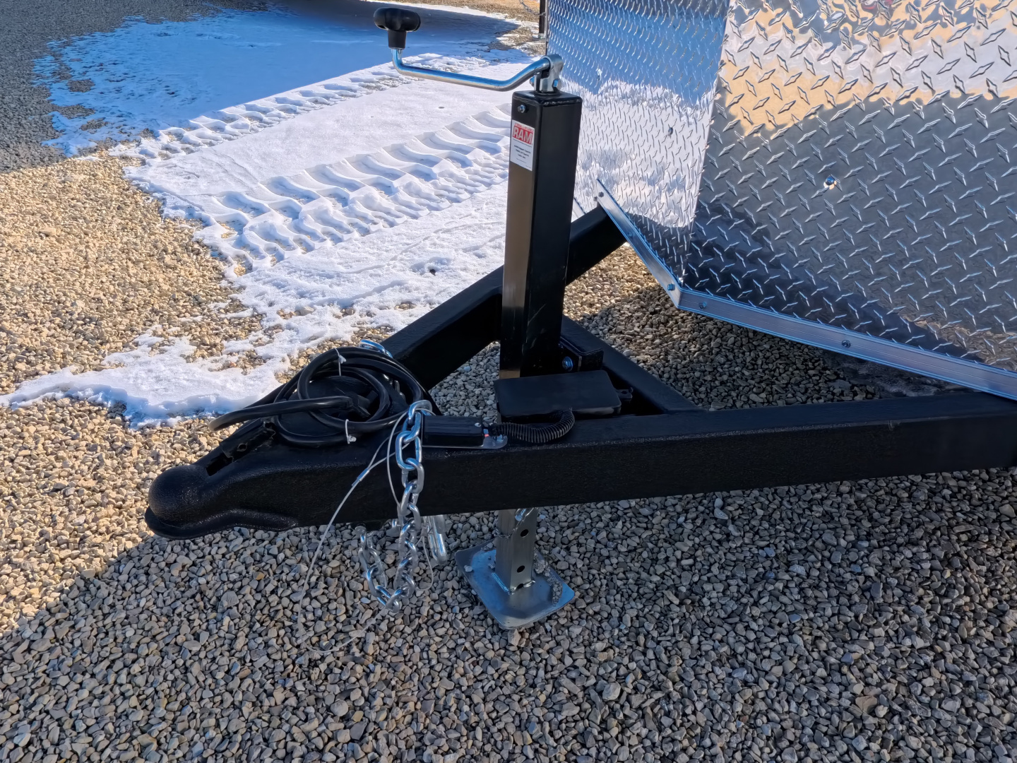 New 2026 Formula Trailers 7 x 16 Traverse, Champagne Beige with Composite Trim, 16" Crossmembers, Aluminum Rims, Setback Jack, 7' Wall Height Cargo / Enclosed Trailer