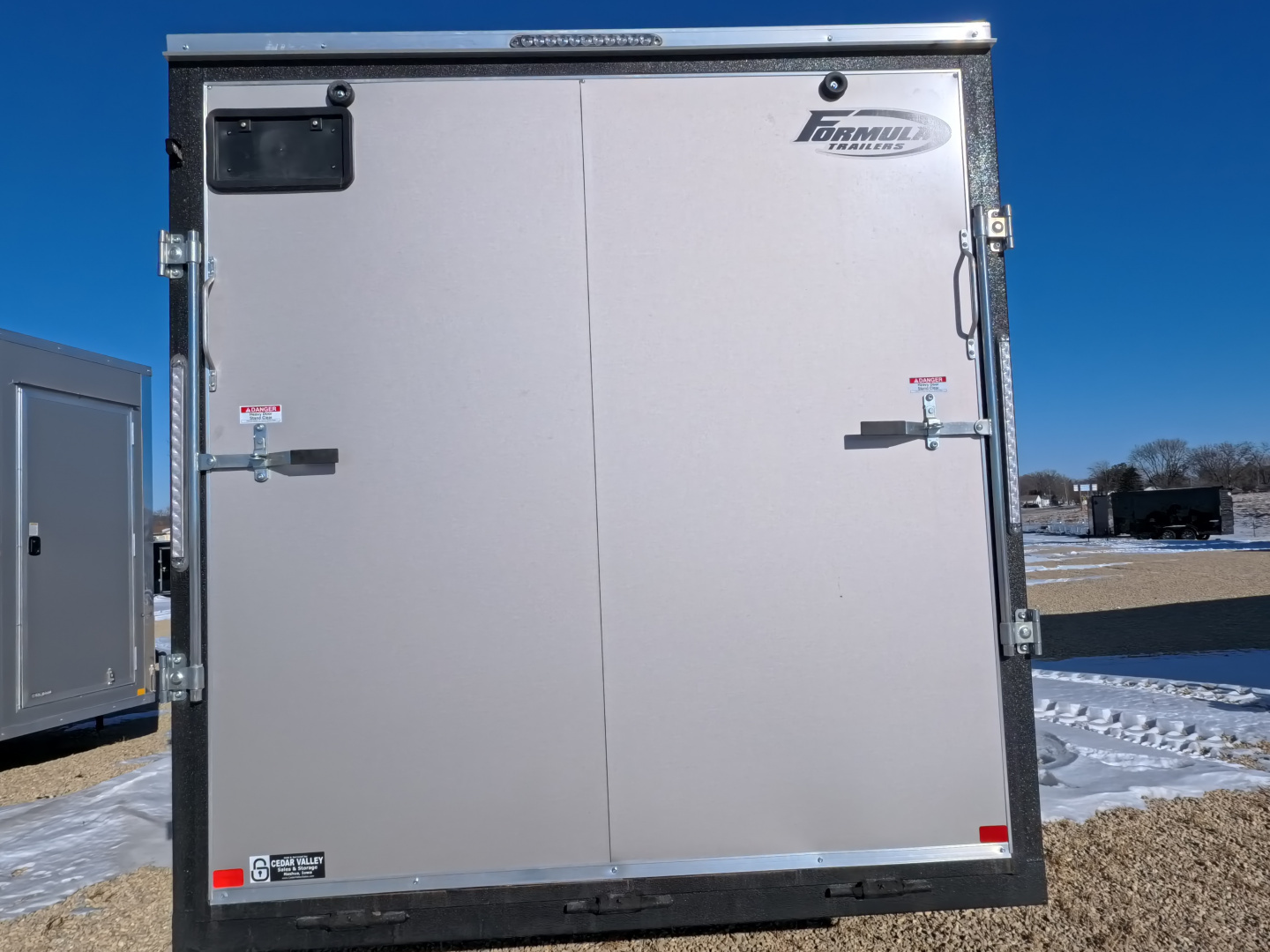 New 2026 Formula Trailers 7 x 16 Traverse, Champagne Beige with Composite Trim, 16" Crossmembers, Aluminum Rims, Setback Jack, 7' Wall Height Cargo / Enclosed Trailer