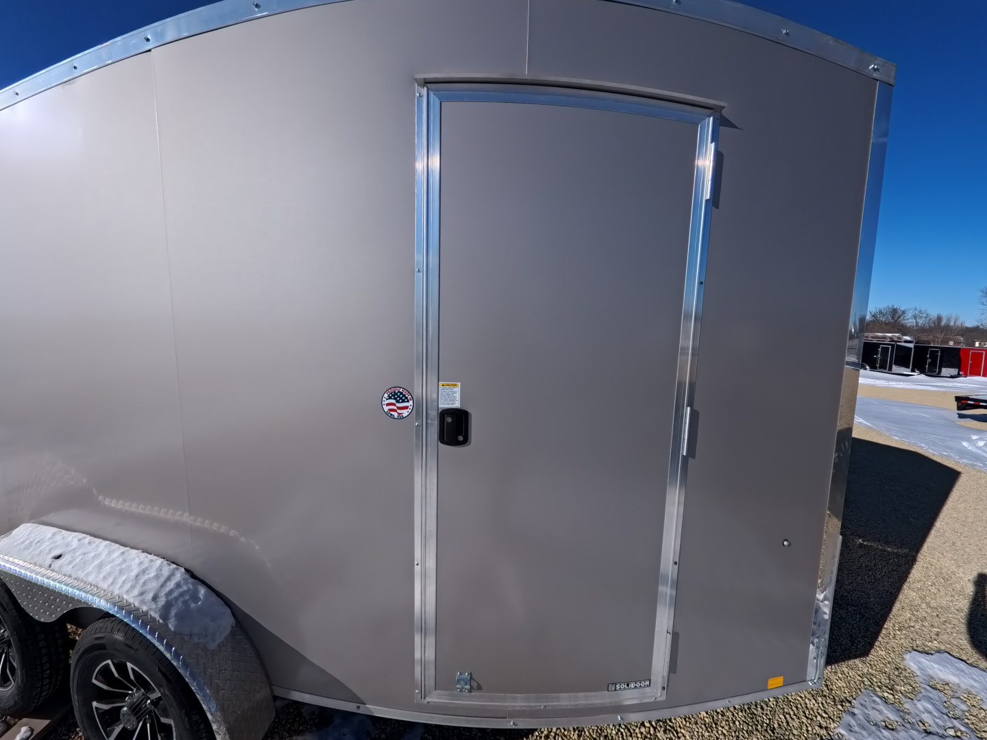 New 2026 Formula Trailers 7 x 16 Traverse, Champagne Beige with Composite Trim, 16" Crossmembers, Aluminum Rims, Setback Jack, 7' Wall Height Cargo / Enclosed Trailer