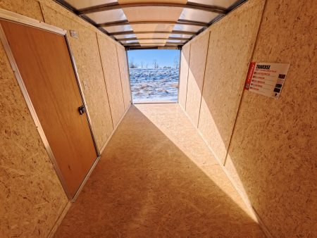 New 2026 Formula Trailers 7 x 16 Traverse, Champagne Beige with Composite Trim, 16" Crossmembers, Aluminum Rims, Setback Jack, 7' Wall Height Cargo / Enclosed Trailer