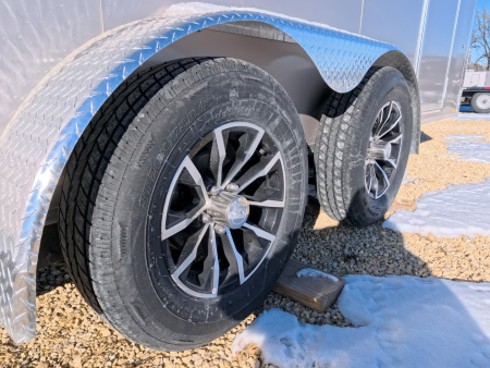 New 2026 Formula Trailers 7 x 16 Traverse, Champagne Beige with Composite Trim, 16" Crossmembers, Aluminum Rims, Setback Jack, 7' Wall Height Cargo / Enclosed Trailer