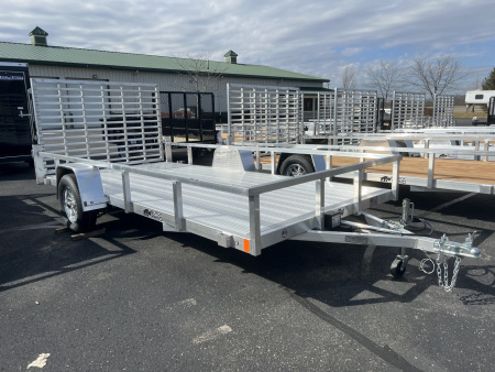 New 2026 Black Rhino 77” × 14’ SA Utility Trailer w/ Aluminum Deck