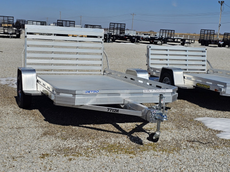 New 2027 ALUMA 7712H-S-TG 3K Utility Trailer
