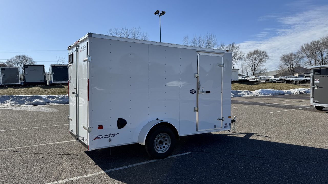 New American Hauler 6x12 Enclosed Trailer - Double Doors!