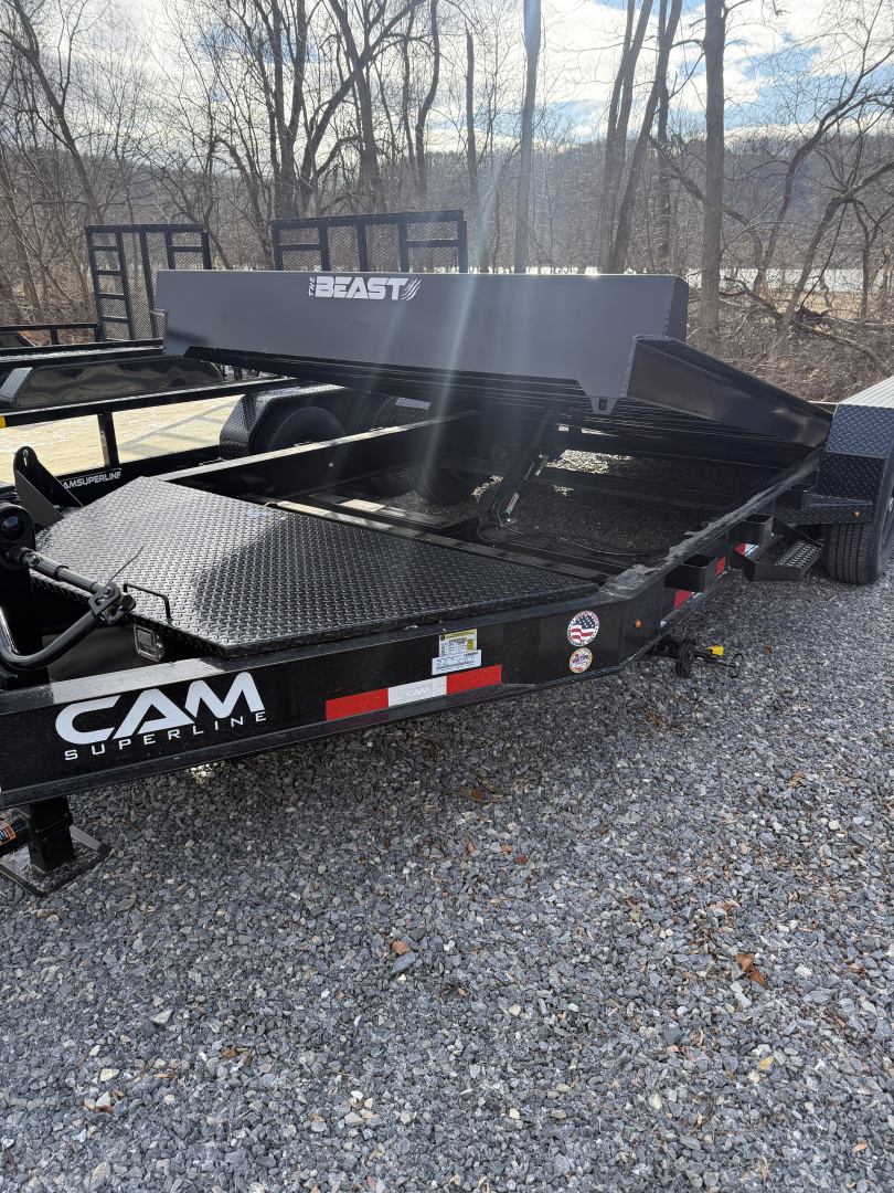 New 2026 CAM SUPERLINE - 18' BEAST FULL TILT TRAILER - 14K GVWR
