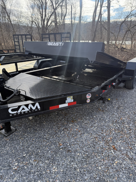 New 2026 CAM SUPERLINE - 18' BEAST FULL TILT TRAILER - 14K GVWR