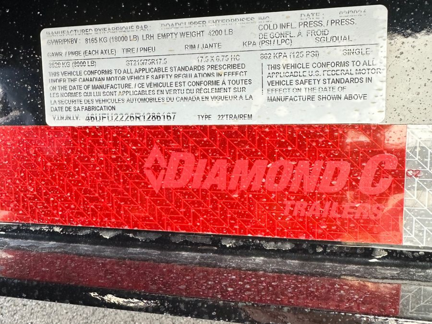 New 2024 Diamond C Trailers LPX208 Equipment Trailer