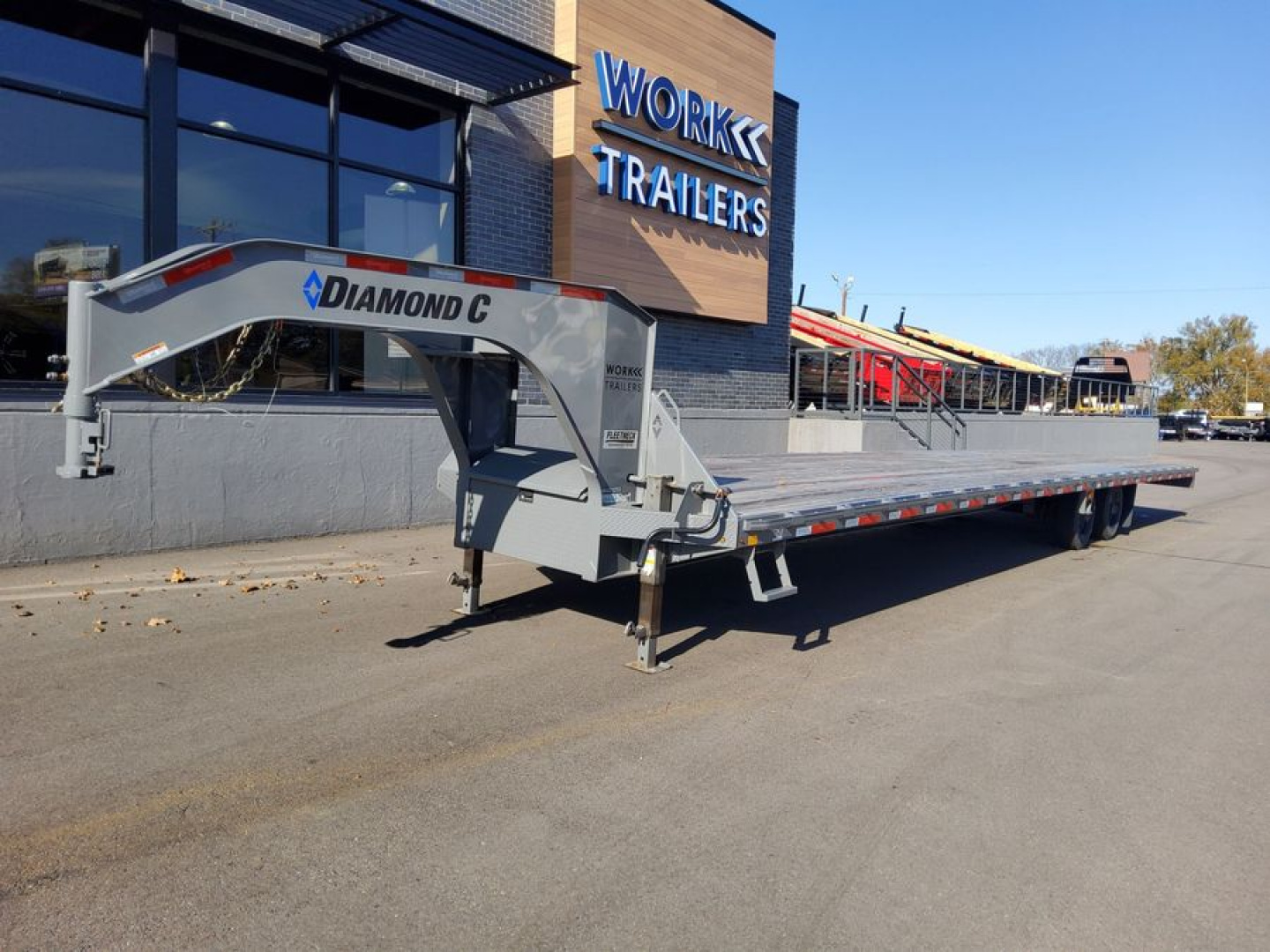 Used 2024 Diamond C Trailers FMAX212SD Flatbed Trailer