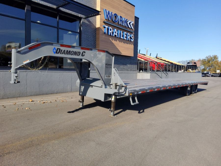 Used 2024 Diamond C Trailers FMAX212SD Flatbed Trailer