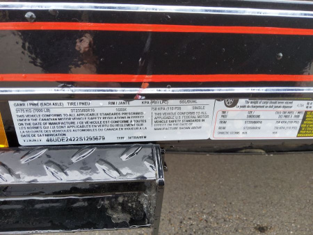 New 2025 Diamond C Trailers DEC207 Equipment Trailer