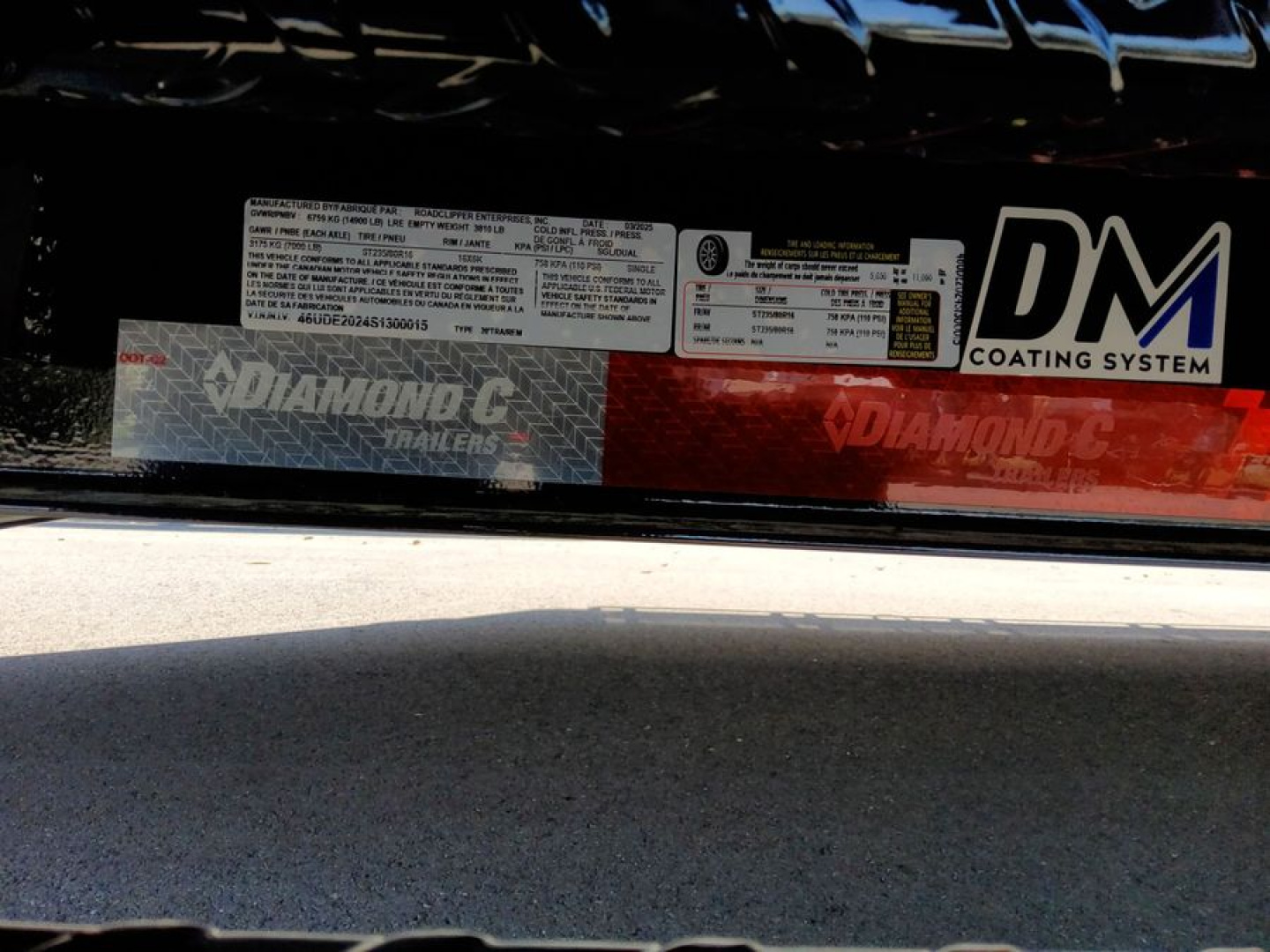 New 2025 Diamond C Trailers LPX207 Equipment Trailer