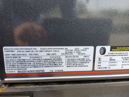 New 2025 Diamond C Trailers LPT208 Dump Trailer