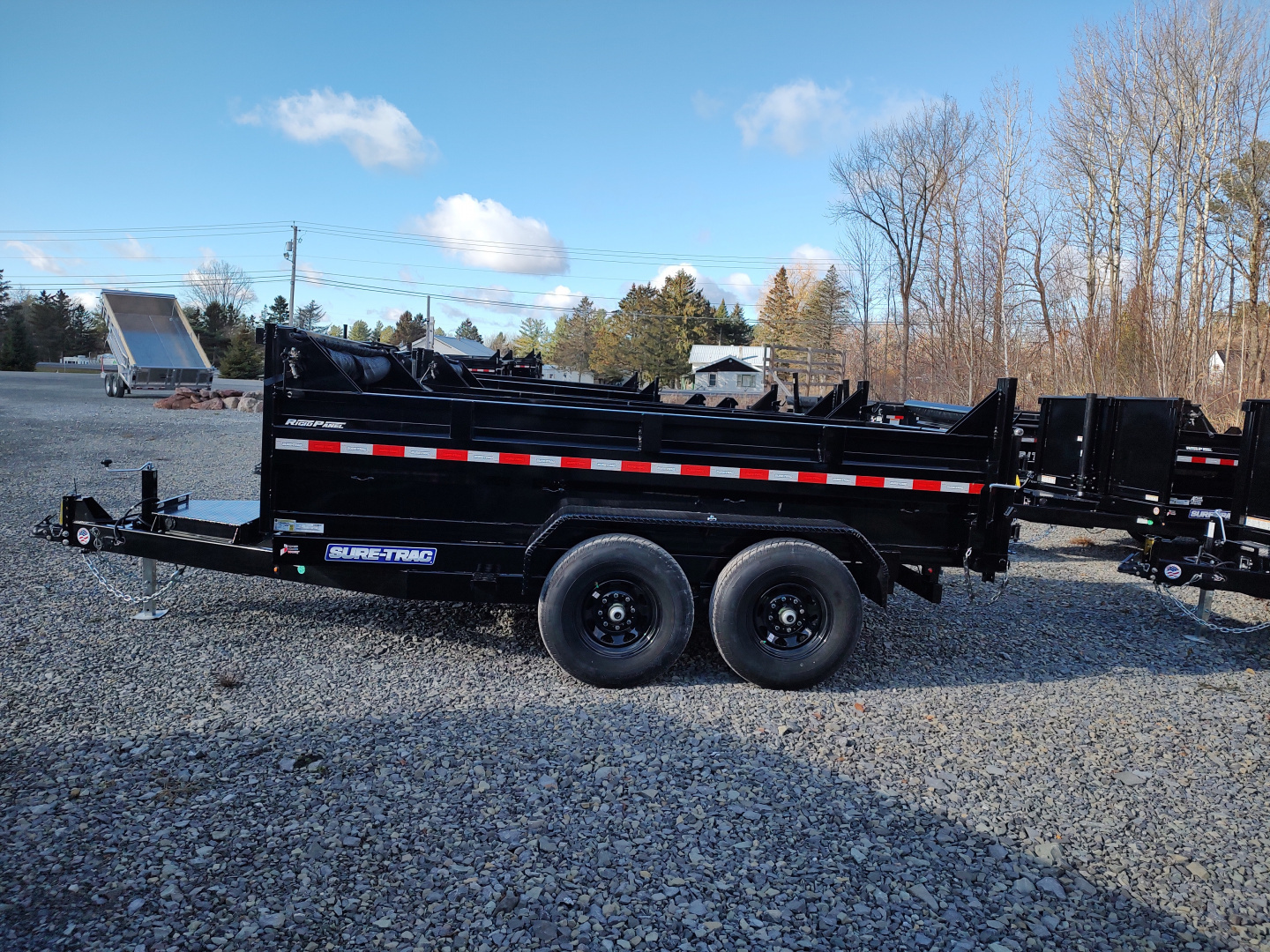 New 2026 Sure-Trac 7'X12' HD Dump Trailer 12K GVW