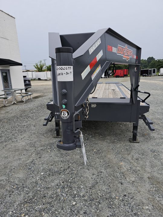 New 2026 Down 2 Earth Trailers 30' 17.5K Gooseneck Flatbed Trailer w/ 5' Dove and Real Steel Ramps